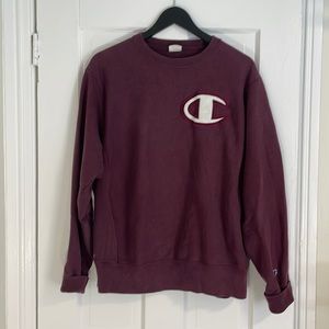 Vintage maroon Champion crewneck - Small